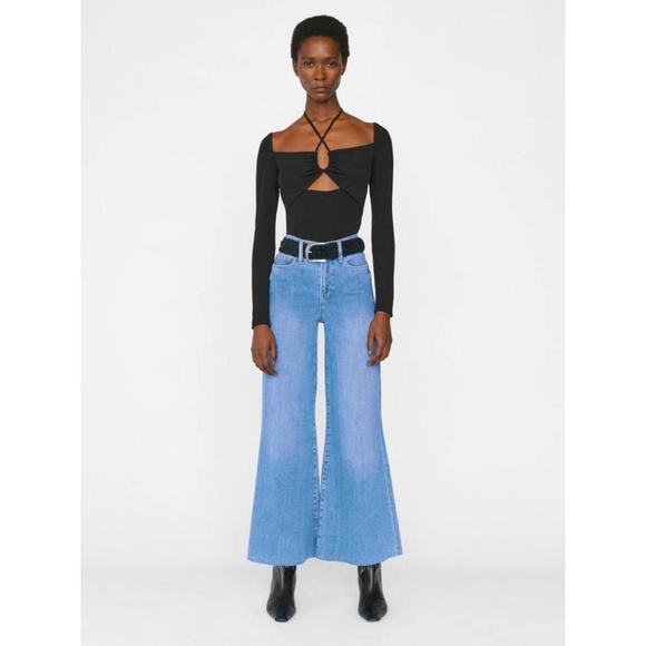 FRAME Le Palazzo Crop Jeans in Jonah - Picture 11 of 11